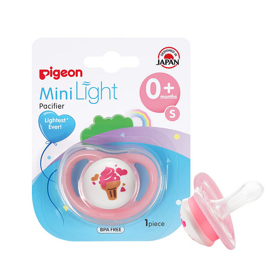 PIGEON MINILIGHT PACIFIER SINGLE(M) GIRL ICE CREAM