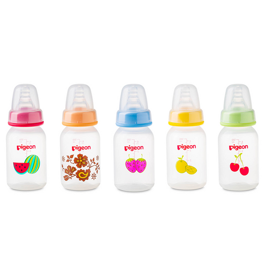 PIGEON PLASTIC BOTTLE 120 ML SN FRUITS