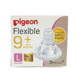 PIGEON SILICONE NIPPLE S-TYPE (L) 3PCS/BOX