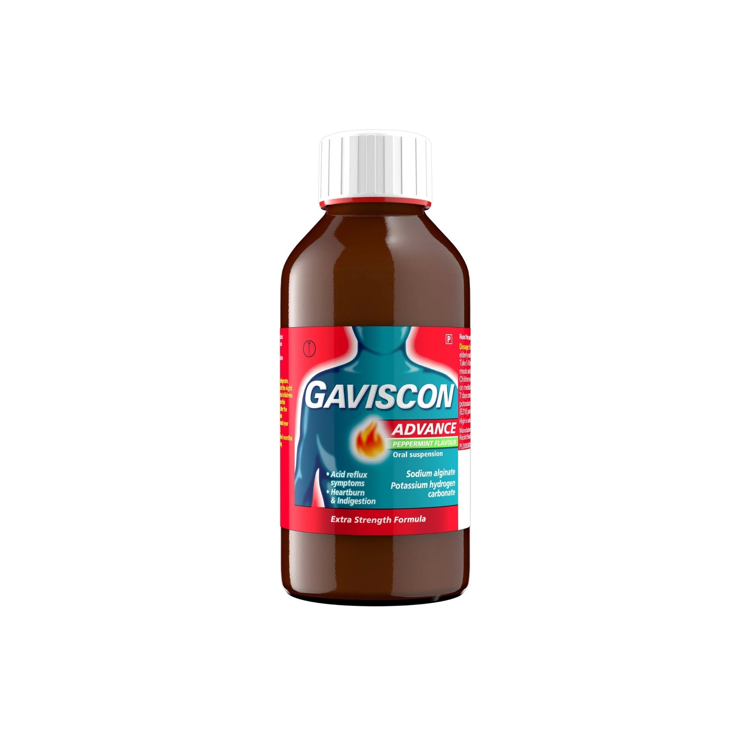 GAVISCON LIQUID PEPPERMINT ADV 300ML