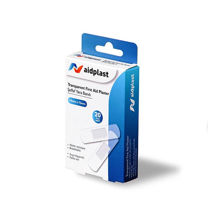 AIDPLAST TRANSPARENT FIRSTAID PLASTER 19MM*72MM