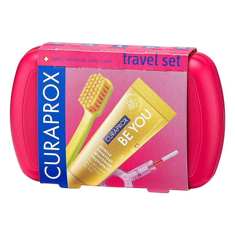 CURAPROX TRAVEL SET- MAGENTA