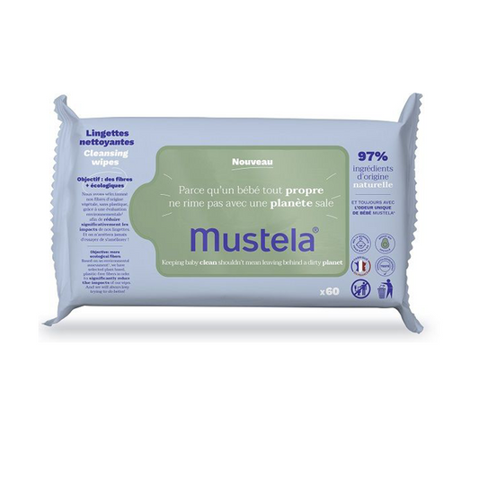 MUSTELA CLEANSING WIPES X60