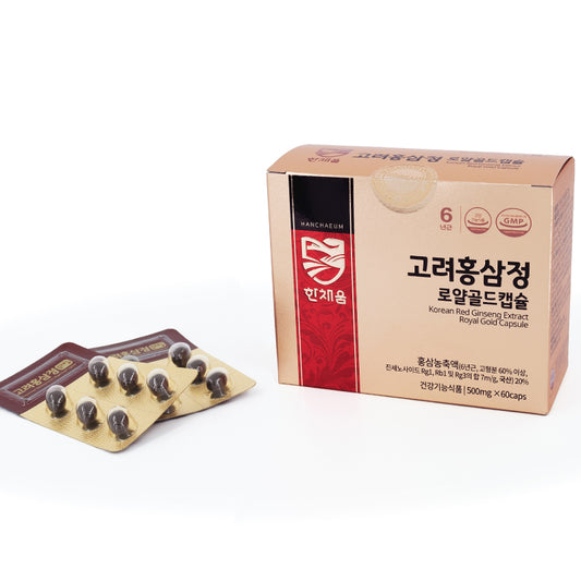 KOREAN RED GINSENG EXTRACT CAP 500MG*60'S