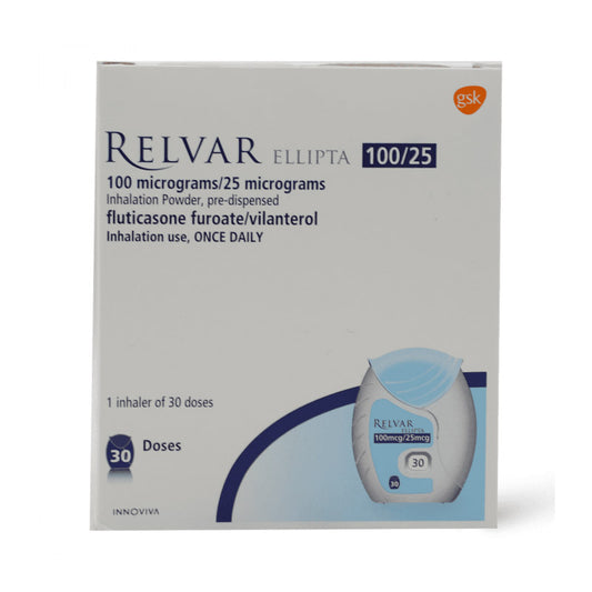 RELVAR ELLIPTA 100/25 MCG 30D