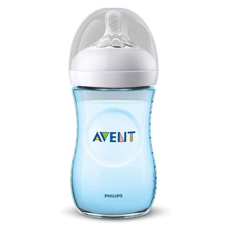 AVENT NATURAL FEEDING BOTTLE-BLUE 260 ML SCF035/17