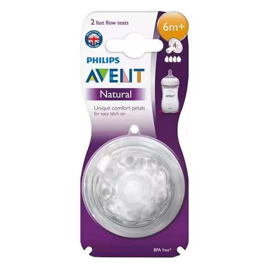 AVENT NAT 2.0 FEEDING TEATS 6M SCF044/27