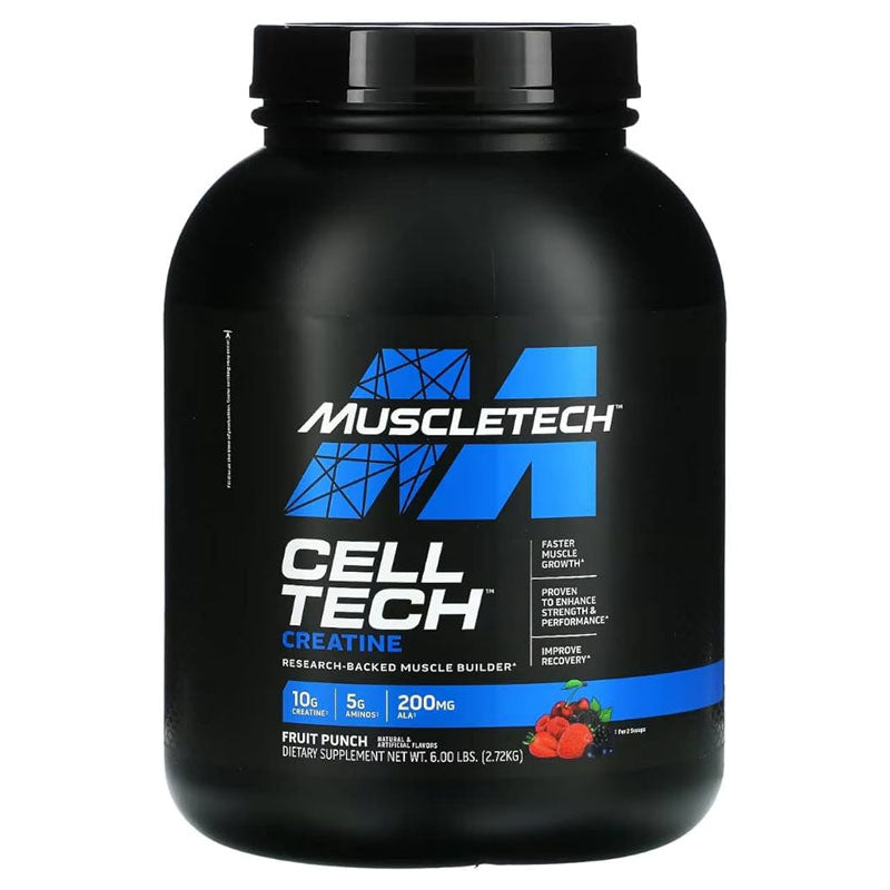 MUSCLETECH CELL TECH CREATINE FRUIT PUNCH FLAVOUR 6LBS