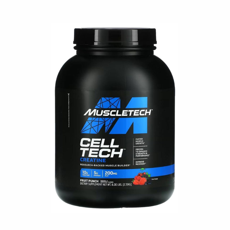 MUSCLETECH CELL TECH CREATINE FRUIT PUNCH FLAVOUR 6LBS