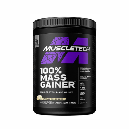 MUSCLETECH 100% MASS GAINER VANILLA MILKSHAKE 5.15 LBS