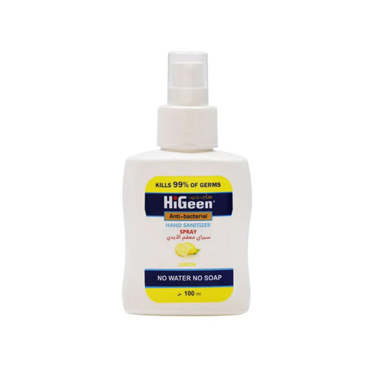 HIGEEN H/SANITIZER SPRAY LEMON 100 ML