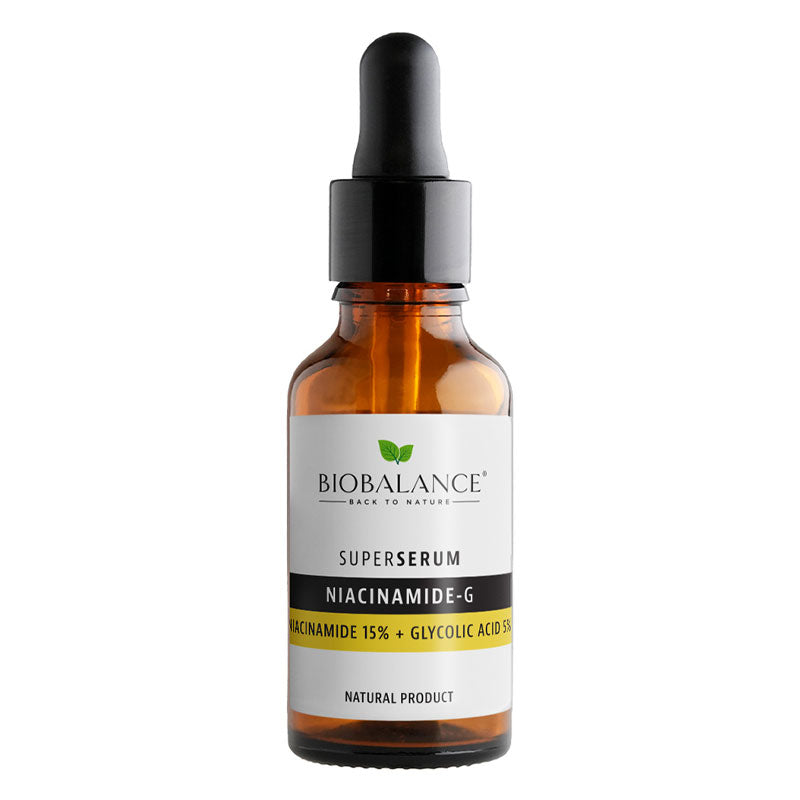 BIOBALANCE NIACINAMIDE 15%+GLYCOLIC ACID5% SUPER SERUM