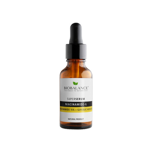 BIOBALANCE NIACINAMIDE 15%+GLYCOLIC ACID5% SUPER SERUM