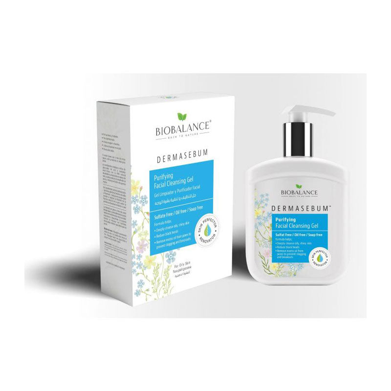 BIOBALANCE DERMASEBUM PURIFYING FACIAL CLEANSING GEL 250ML