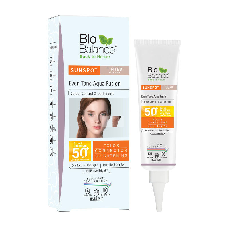 BIOBALANCE SUNSPOT EVEN TONE AQUA FUSION CONTROL & DARK SPOTS