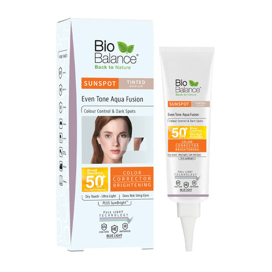 BIOBALANCE SUNSPOT EVEN TONE AQUA FUSION CONTROL & DARK SPOTS