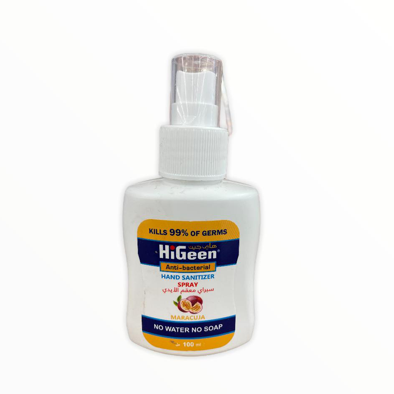 HIGEEN H/SANITIZER SPRAY MARACUJA 100 ML