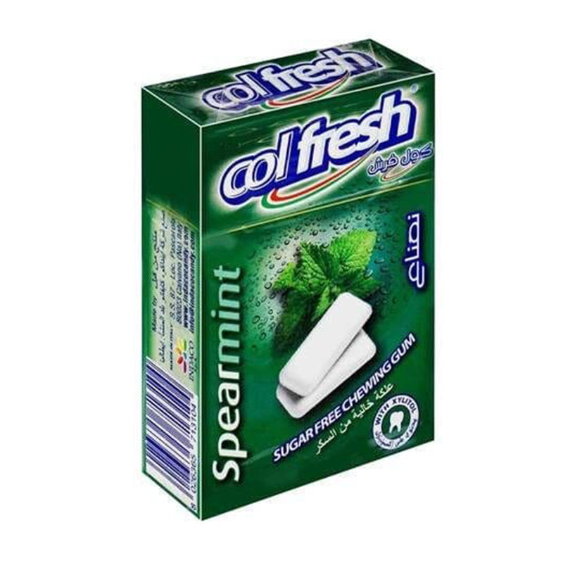 COL FRESH SPEARMINT CHEWING GUM 21 GM