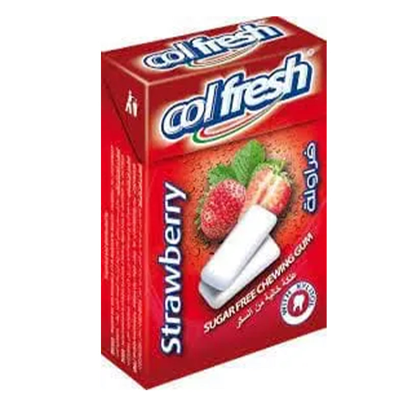 COL FRESH STRAWBERRY CHEWING GUM 21 GM