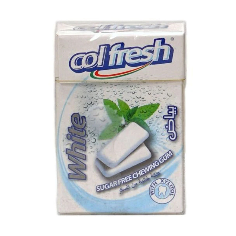 COL FRESH WHITE CHEWING GUM 21 GM