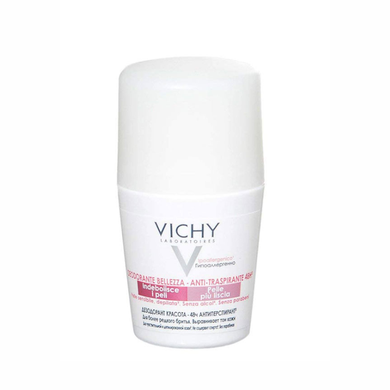 VICHY DEO BEAUTY ANTI REP DEODORANT/TRANSPIRANT(WHITE CAP) 48 H 50 M