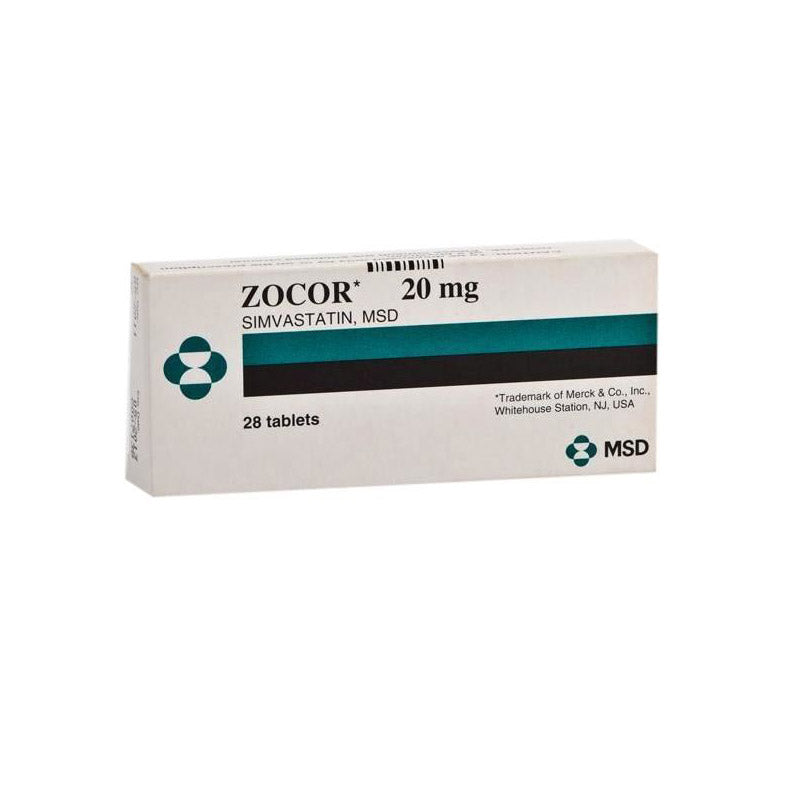 ZOCOR 20 MG TAB 28 S