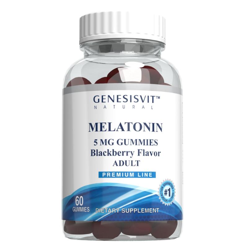 GENESISVIT MELATONIN BLACKBERRY PECTIN GUMMY 60 S