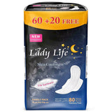 LADY LIFE PADS MAXI DOUBLE WINGS 60+20 S