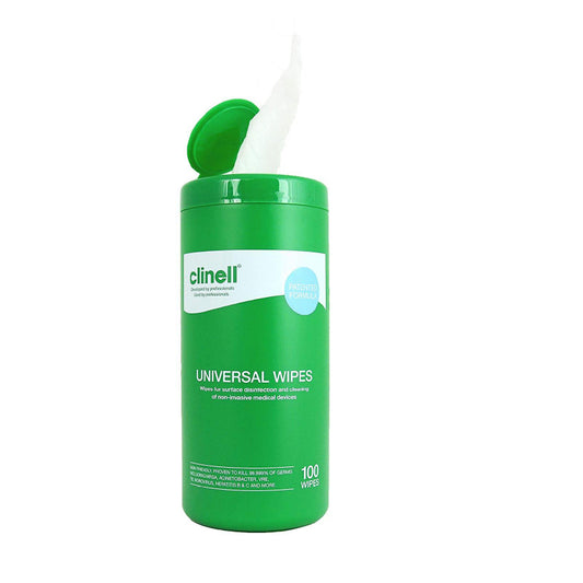 CLINELL UNIVERSAL WIPES CWTUB100