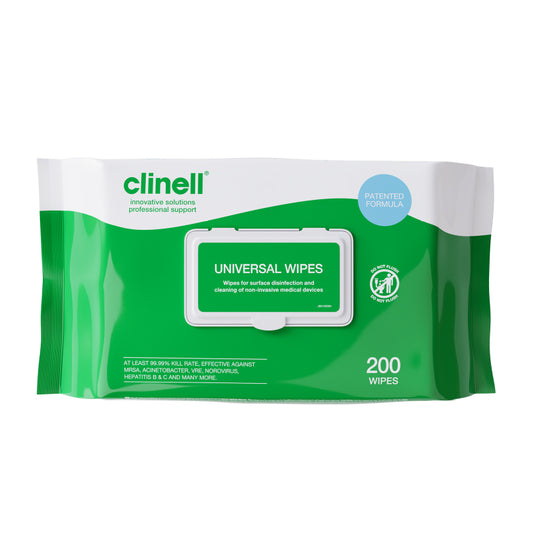 CLINELL UNIVERSAL WIPES - CW200 6S