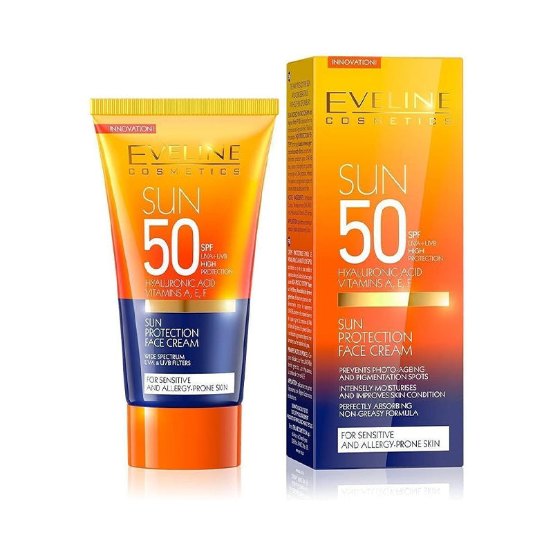 EVELINE SUN PROTECTION SPF 50 FACE CREAM 50ML