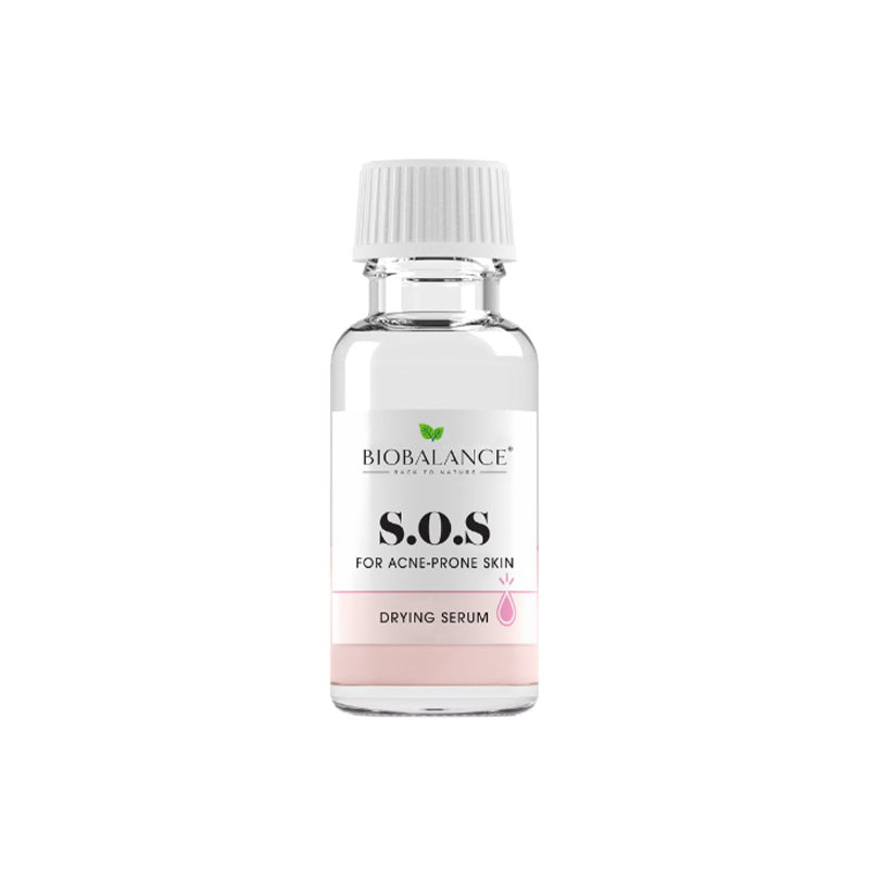 BIOBALANCE S O S FOR ACNE PRONE SKIN DRYING SERUM 20ML