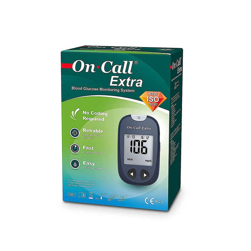 ONCALL EXTRA CE BLOOD GLUCOSE METER+ 25 STRIPS