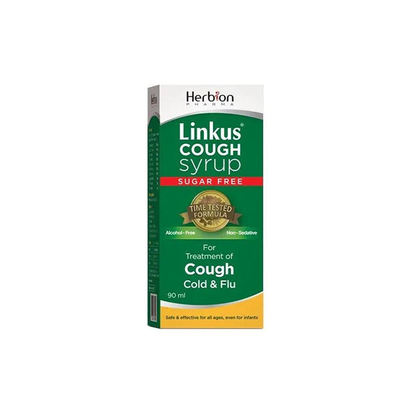 HERBION LINKUS SYRUP SUGER FREE 90ML