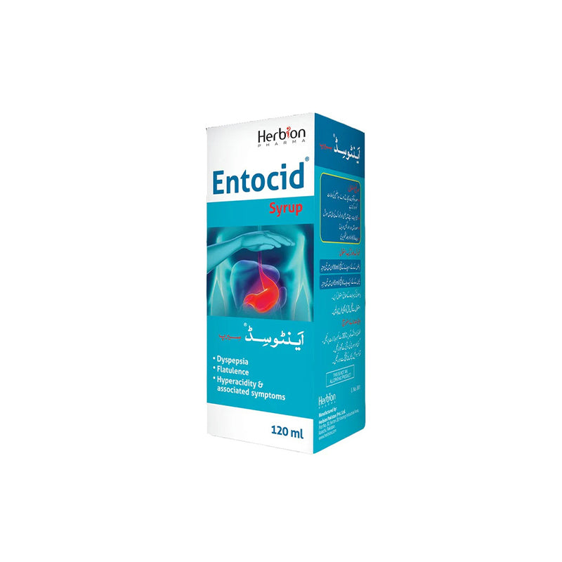 HERBION ENTOCID SYRUP SUGER FREE 120ML