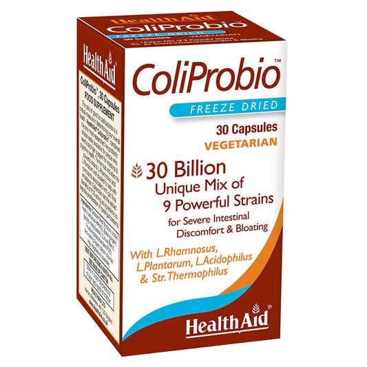 HEALTH AID COLIPROBIO 30 BILLION VEG CAPS 30'S