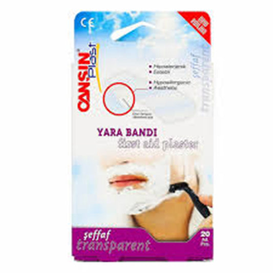 CANSINPLAST TRANSPARENT FIRST AID PLASTER 20 S