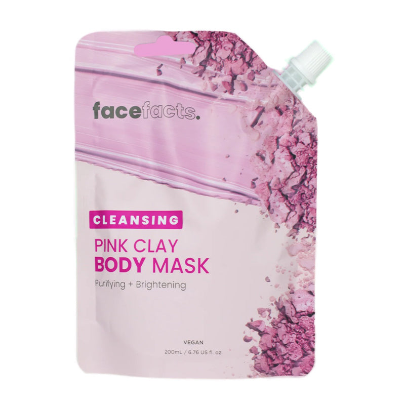 FACE FACTS CLEANSING PINK CLAY BODY MASK 200 ML