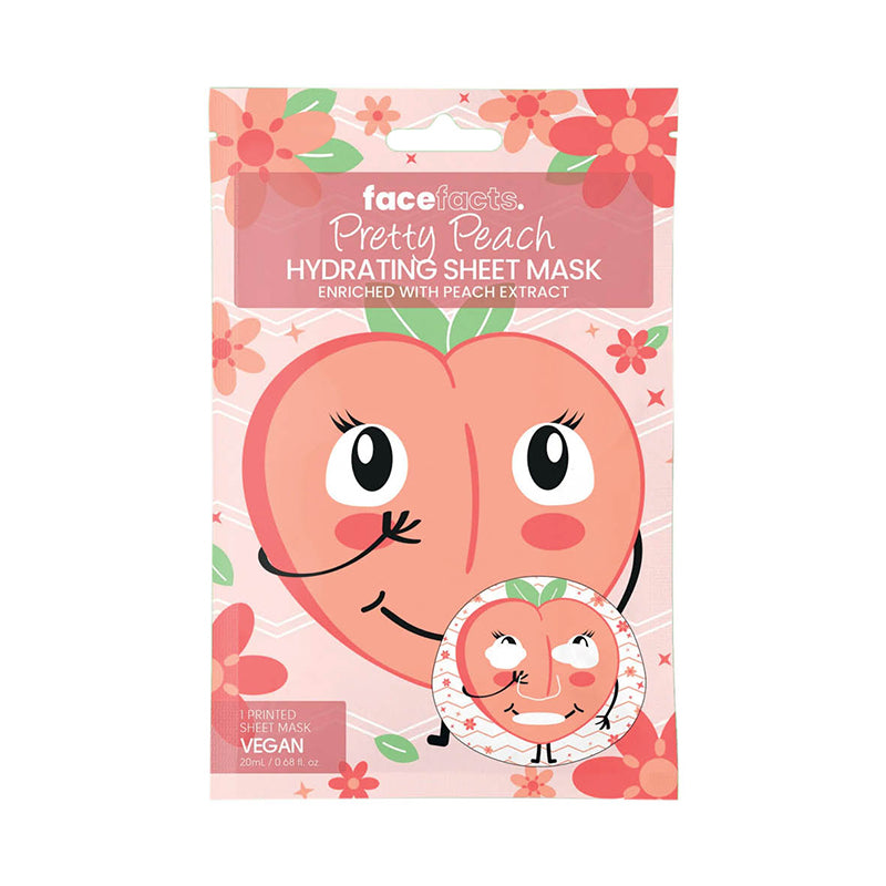 FACE FACTS FEELING PEACHY PRINTED SHEET MASK