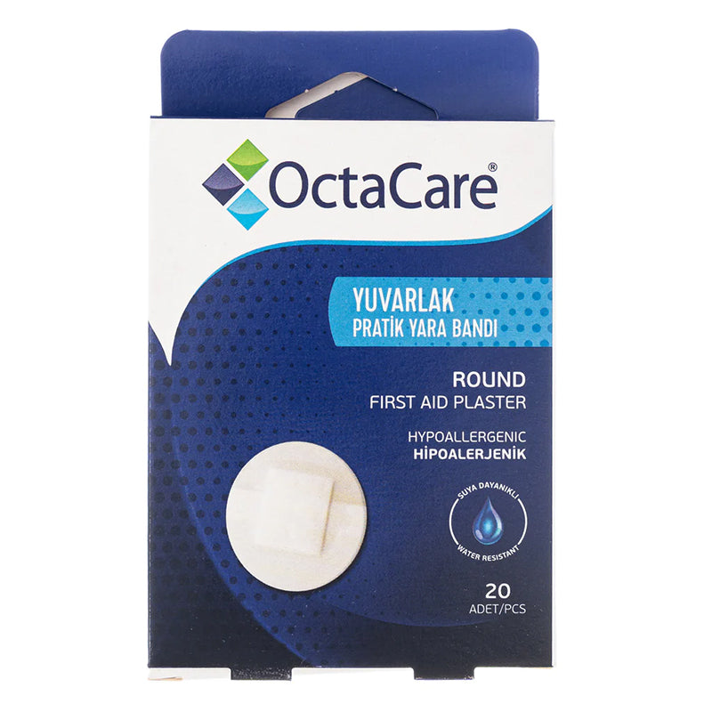 OCTACARE ROUND FIRST AID PLASTER 20 S