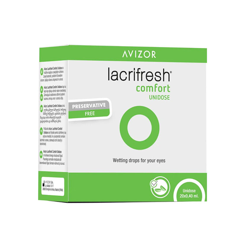 AVIZOR LACRIFRESH COMFPRT DROPS 20*0.4ML