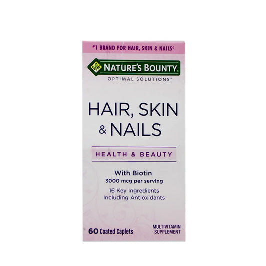 NATURE CARE HAIR, SKIN & NAILS FORMULA 60'S