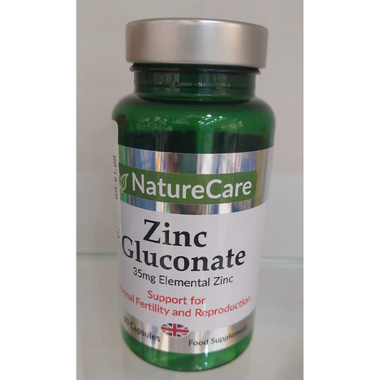 NATURE CARE ZINC GLUCONATE 60'S