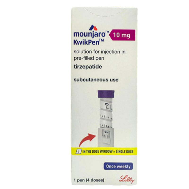 MOUNJARO KWIKPEN 10MG/0.6ML SOLUTION INJ PEN 1'S