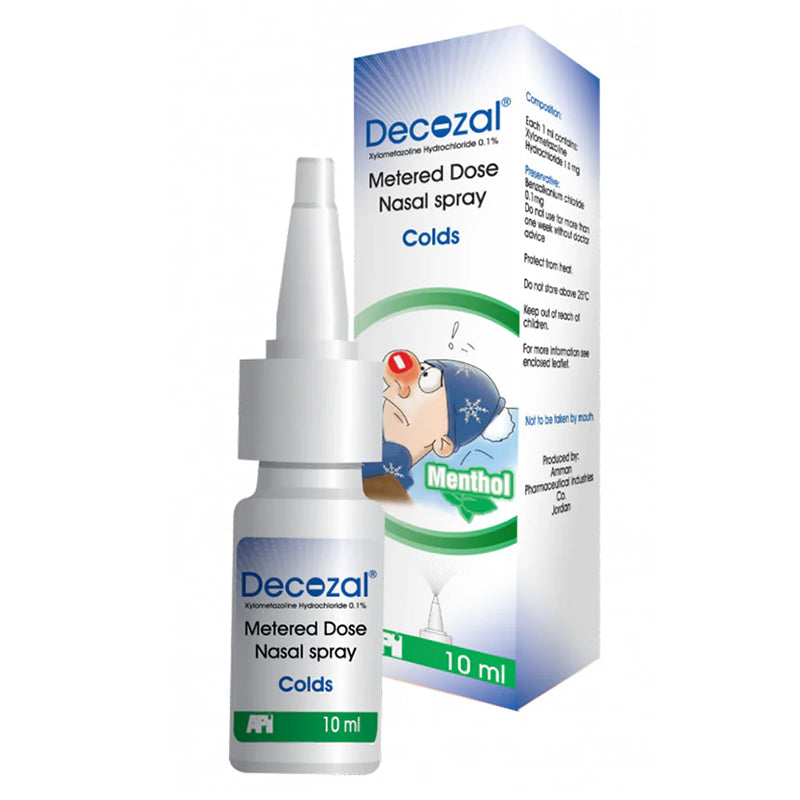 DECOZAL MENTHOL METETED DOSE NASAL SPRAY 10ML