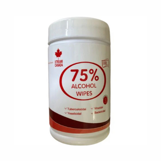 XTREAM DISINFECTANT WIPES IN CANISTER 75% 100'S