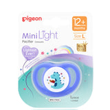 PIGEON MINILIGHT PACIFIER SINGLE (L) BOY DINO 79909