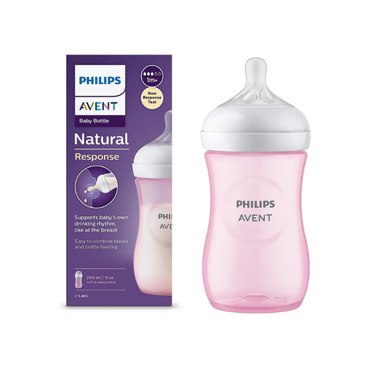 AVENT NAT 3.0 FEEDING BOTTLE 260ML PINK SCY903/11