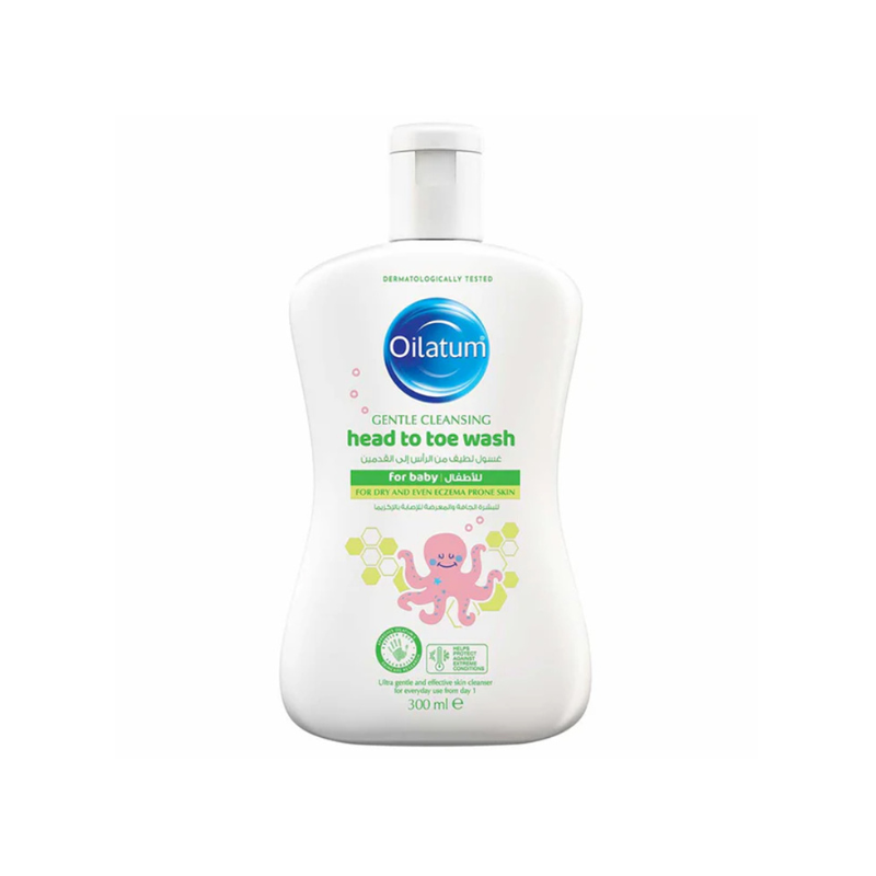 OILATUM GENTLE CLEANSING HEAD TO TOE WASH FOR BABY 300ML