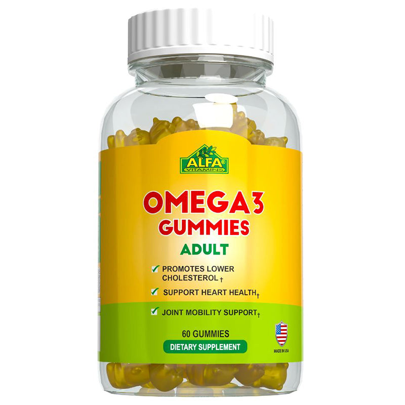 ALFA OMEGA 3 GUMMIES ADULT 60'S